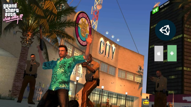 Build GTA VICE City 2 Game Unity3d Mobile Game Development By WITS Gaming
