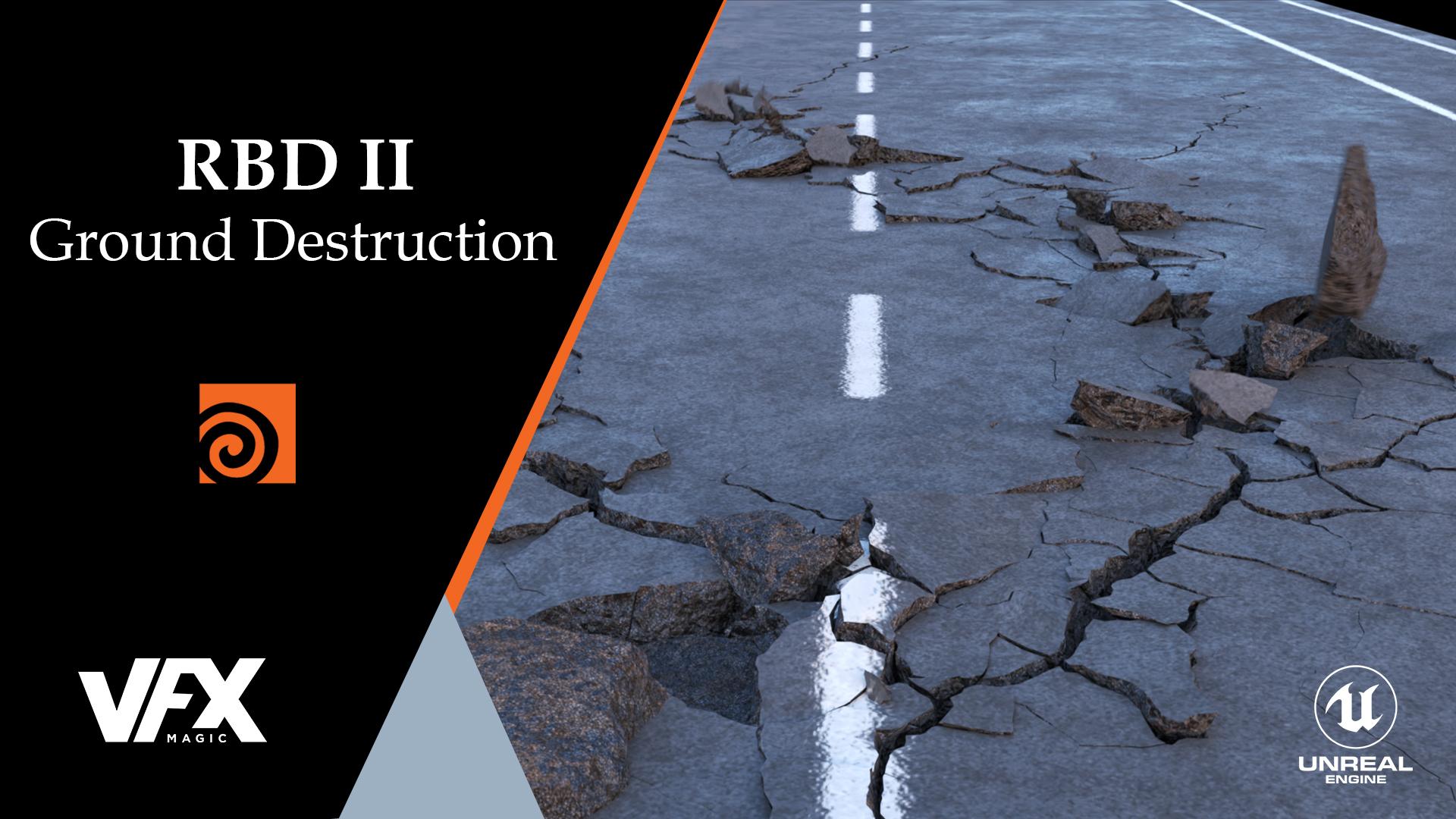 CGCircuit Houdini RBD II Ground Destruction