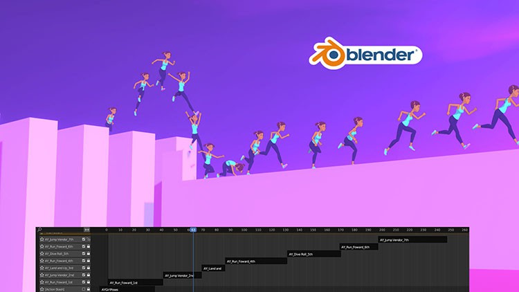 Combining Complex Animation With NLA In Blender By Levonotion Studios