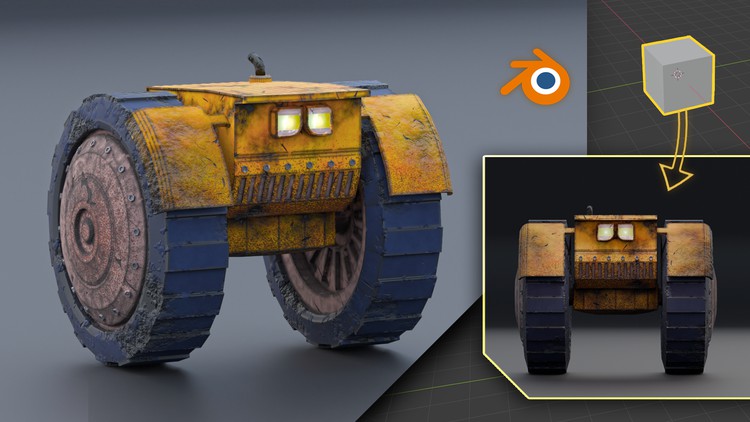 Creation of a realistic Robot on your first day in Blender By Auripher Aetas Aurea