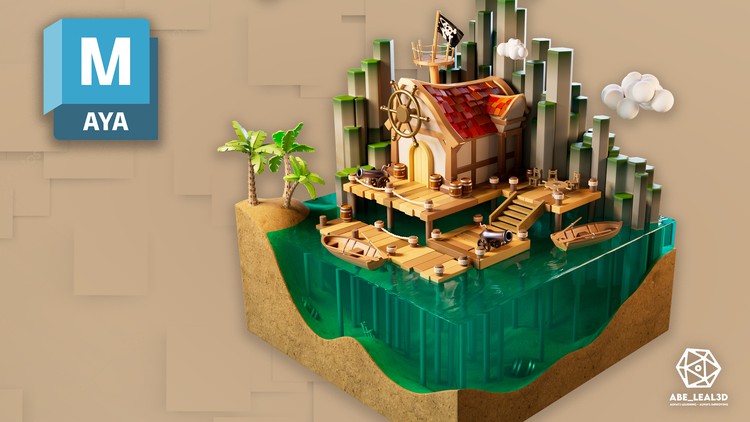 Introduction to Maya Stylized 3D Worlds By Abraham Leal