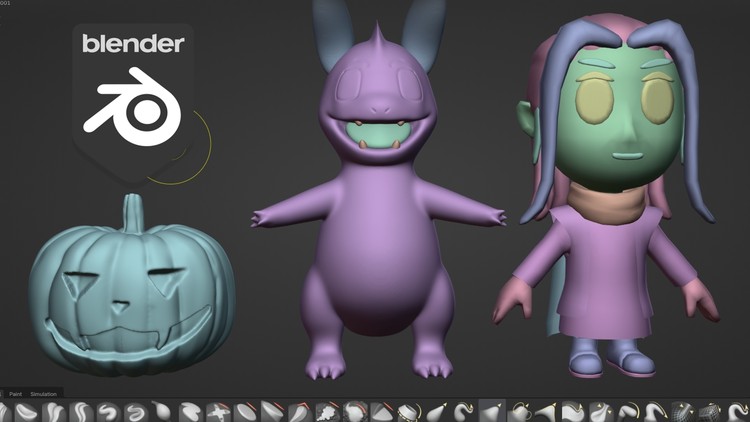 Learn Blender 3D sculpting as a beginner By Just Tis
