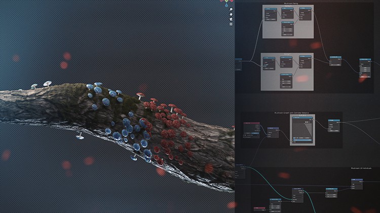 Learn Geometry Nodes Animation in Blender By Eldamar Studio