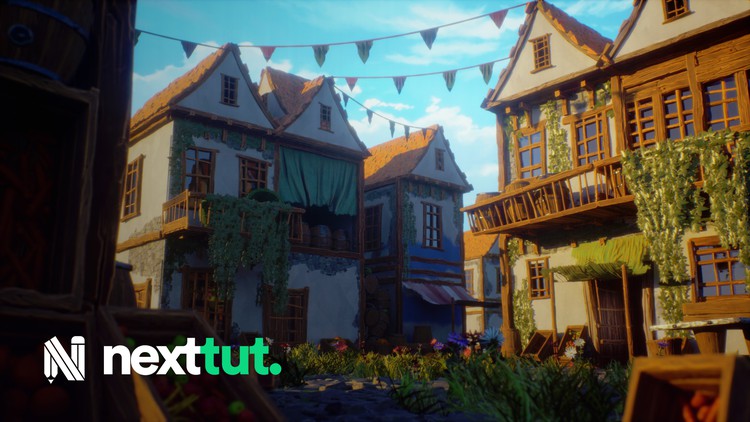 Learn to Make Stylised Environments in Blender UE5 By Nexttut Education PvtLtd 