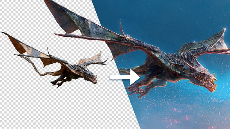 Master Relighting Skills Dragon Paintover By Rafael Falconi
