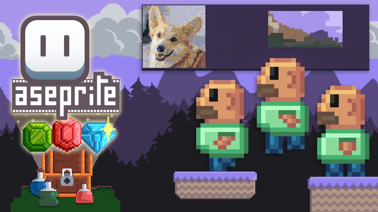 Pixel art Bootcamp Complete 2D Retro Game Masterclass By 3D Tudor Daniel John