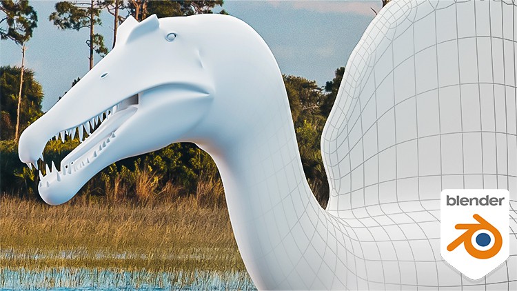 Roar to Life 3D Model a Spinosaurus Dinosaur in Blender By Rachele Projects