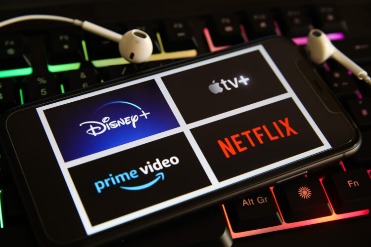 Streaming services Netflix Disney etc 750x500