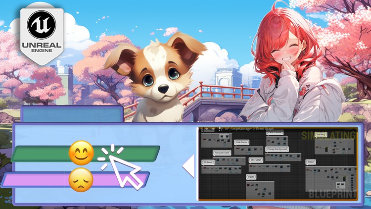 Unreal Engine 5 Visual Novel and Narrative Game Design By 3D Tudor Markos Resvanis