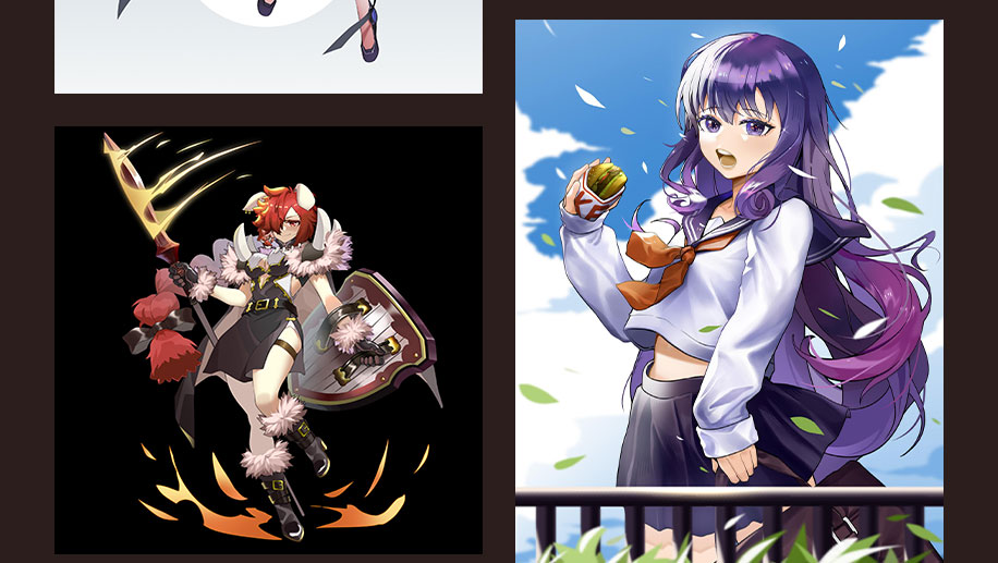 Wingfox E28093 Electric Guitar Girl E28093 The Whole Process of Creating a Japanese Char